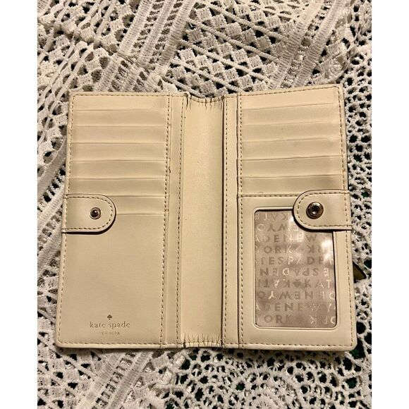 Kate Spade NY Cameron Street Stacy Large Slim Bifold Wallet - Picture 3 of 8
